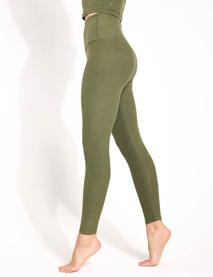 Beyond Yoga Spacedye Caught In The Midi High Waisted Legging - Moss Green Heatherimage1- The Sports Edit