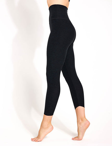 Beyond Yoga Spacedye Walk and Talk High Waisted Capri Legging - Darkest Nightimage3- The Sports Edit