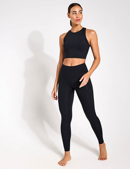 Girlfriend Collective Compressive High Waisted Legging - Blackimage4- The Sports Edit