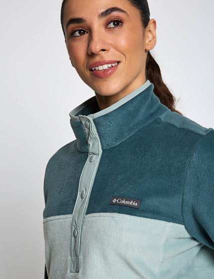 Columbia Benton Springs Half Snap Pullover - Crushed Blue/Everblueimages4- The Sports Edit
