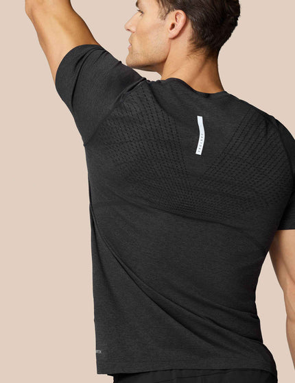 Castore Seamless Short Sleeve T-Shirt - Black/Whiteimage2- The Sports Edit
