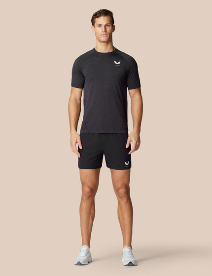 Castore Seamless Short Sleeve T-Shirt - Black/Whiteimage5- The Sports Edit