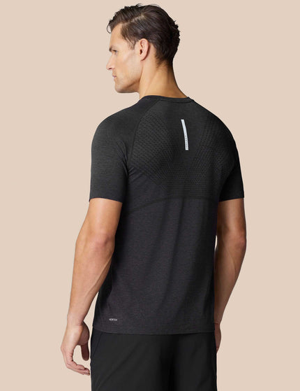 Castore Seamless Short Sleeve T-Shirt - Black/Whiteimage4- The Sports Edit