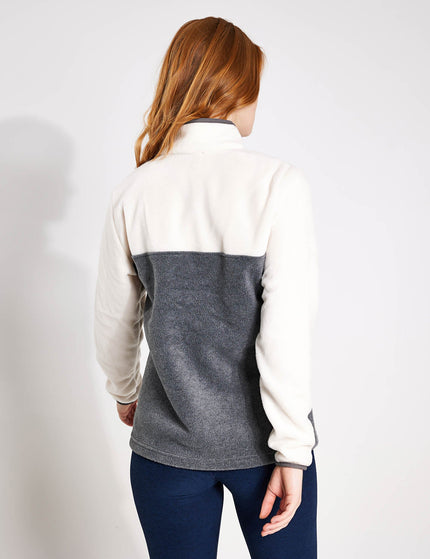 Columbia Benton Springs Half Snap Pullover - City Grey Heather/Chalkimage2- The Sports Edit