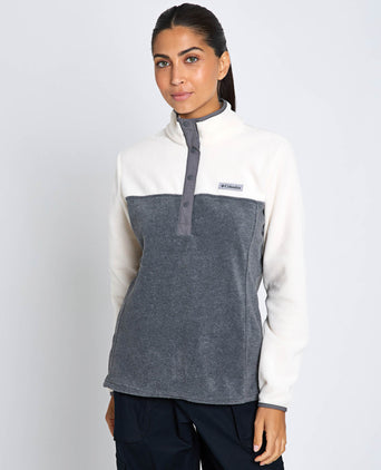 Benton Springs Half Snap Pullover - City Grey Heather