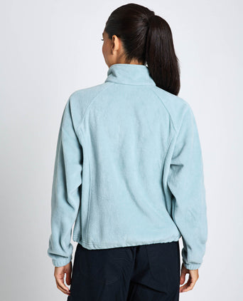 Benton Springs Relaxed Full Zip Fleece Jacket - Crushed Blue