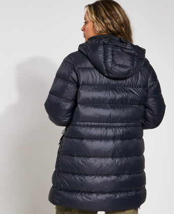 Harmony Falls Hooded Mid Down Jacket - Black