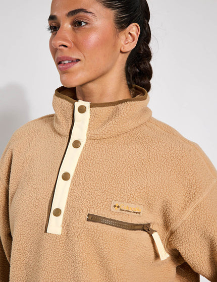 Columbia Helvetia II Cropped Sherpa Half Snap Fleece - Canoeimage3- The Sports Edit