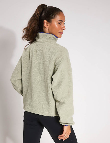 Columbia Helvetia II Cropped Sherpa Half Snap Fleece - Safariimage2- The Sports Edit