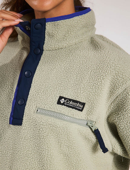 Columbia Helvetia II Cropped Sherpa Half Snap Fleece - Safariimage3- The Sports Edit