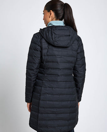 Lake 22 II Down Long Hooded Jacket - Black