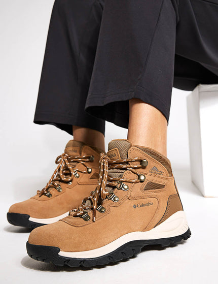 Columbia Newton Ridge Plus Waterproof Amped Hiking Boot - Elk/Dark Stoneimage2- The Sports Edit