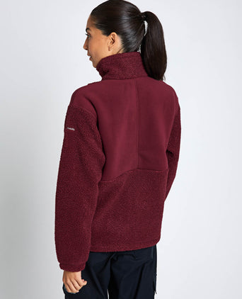 Panorama II Sherpa Fleece Jacket - Rich Wine