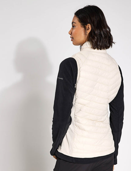 Columbia Powder Pass II Hybrid Puffer Gilet - Dark Stoneimage2- The Sports Edit
