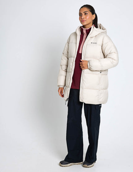 Columbia Puffect II Hooded Mid Puffer Jacket - Dark Stoneimage6- The Sports Edit