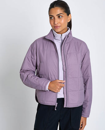 Sienna Hill Quilted Jacket - Shale Purple