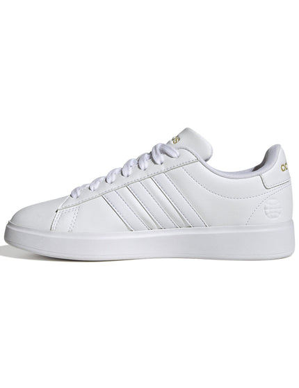 adidas Grand Court 2.0 Shoes - Cloud White/Gold Metallicimage3- The Sports Edit