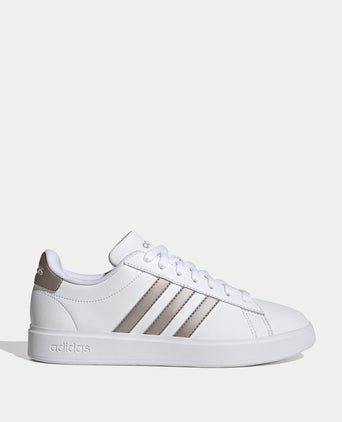 Grand Court 2.0 Shoes - Cloud White/Platinum Metallic
