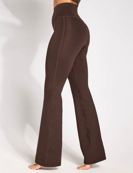 Girlfriend Collective Compressive Flare Legging - Cocoa Beanimage1- The Sports Edit