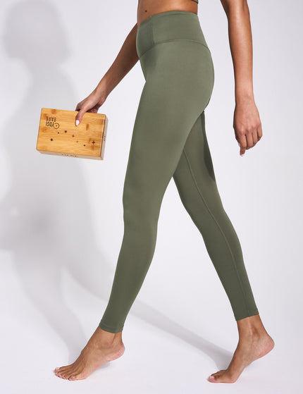 Girlfriend Collective FLOAT High Waisted Legging - Cured Greenimage1- The Sports Edit