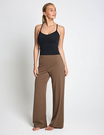 Girlfriend Collective Jada Straight Leg Pant - Falconimages5- The Sports Edit