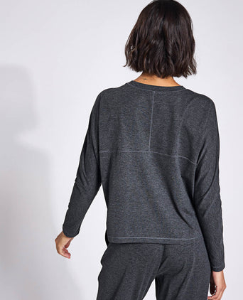 ReSet Long Sleeve Tee - Moon Heather