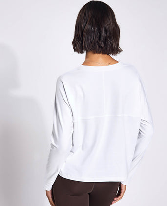 ReSet Long Sleeve Tee - White