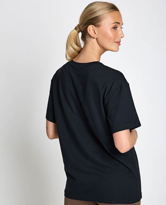 ReSet Relaxed Workout Tee - Black