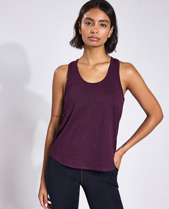 ReSet Relaxed Tank - Plum Heather