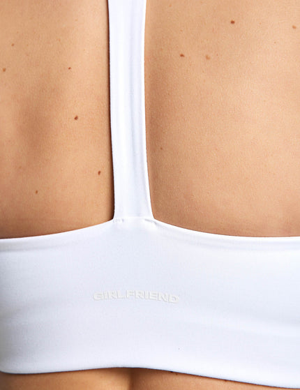 Girlfriend Collective Stevie Ballet Bra - Bright Whiteimages5- The Sports Edit