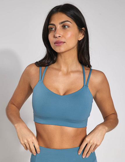 Girlfriend Collective Noah Strappy Bra - Waveimage1- The Sports Edit