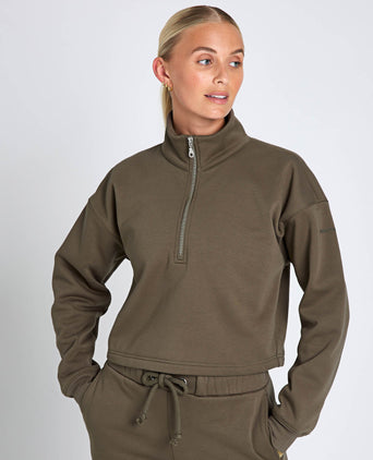 Vega Half-Zip Sweatshirt - Mink
