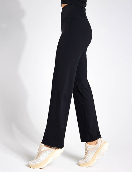 Goodmove Straight Leg Yoga Joggers - Blackimage1- The Sports Edit
