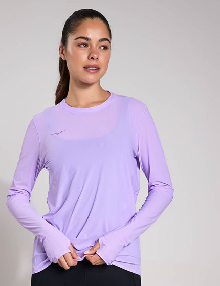 HOKA Airolite Run Long Sleeve - Aster Flowerimage1- The Sports Edit