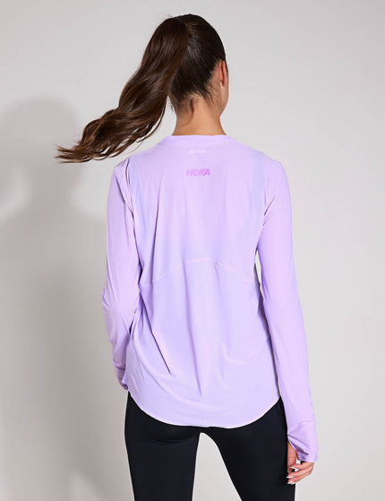 HOKA Airolite Run Long Sleeve - Aster Flowerimage2- The Sports Edit