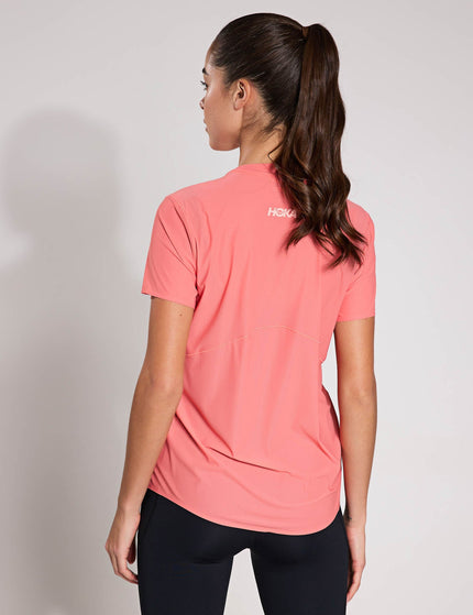 HOKA Airolite Run Top - Grapefruitimage2- The Sports Edit