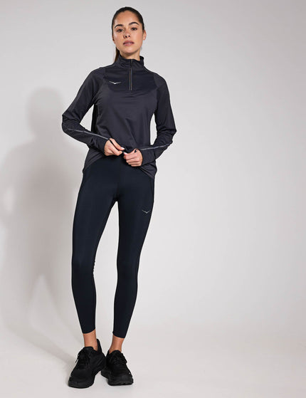 HOKA GlideTech Quarter Zip - Blackimage4- The Sports Edit