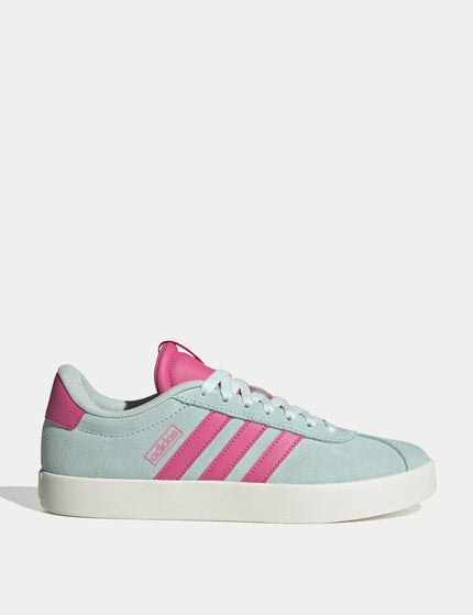 adidas VL Court 3.0 Shoes - Halo Mint/Pulse Magenta/Bliss Pinkimage1- The Sports Edit