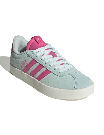 adidas VL Court 3.0 Shoes - Halo Mint/Pulse Magenta/Bliss Pinkimage2- The Sports Edit