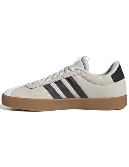 adidas VL Court 3.0 Shoes - Off White/Grey Six/Gold Metallicimage2- The Sports Edit