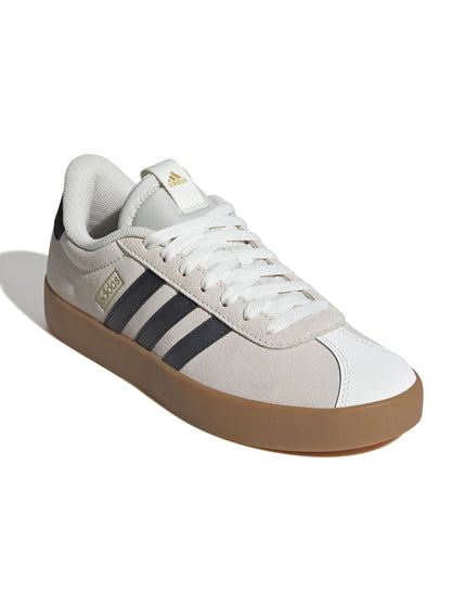 adidas VL Court 3.0 Shoes - Off White/Grey Six/Gold Metallicimage3- The Sports Edit