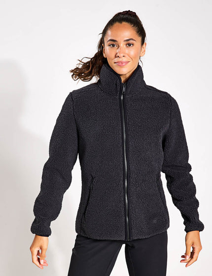 Jack Wolfskin High Curl Jacket - Blackimage1- The Sports Edit