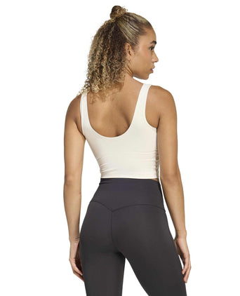 3 Stripes Studio All Me Light Support Tank Top - Chalk White