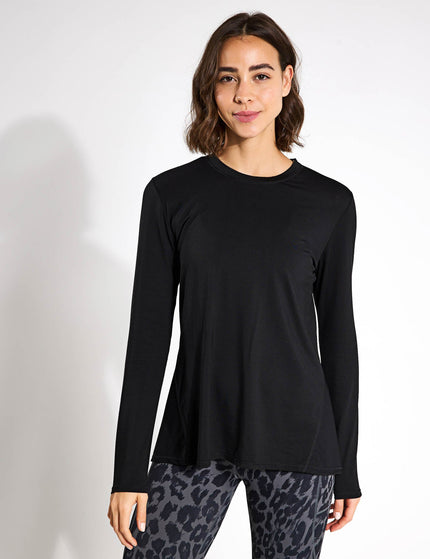 Lilybod Kendall Long Sleeve Top - Blackimage1- The Sports Edit