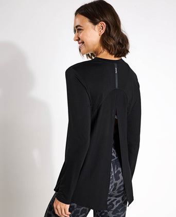 Kendall Long Sleeve Top - Black