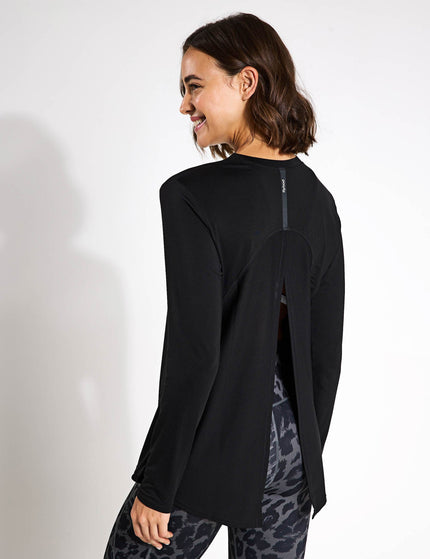 Lilybod Kendall Long Sleeve Top - Blackimage2- The Sports Edit