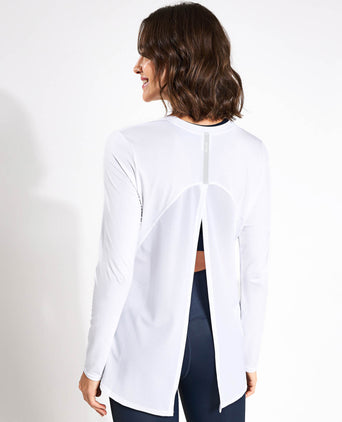 Kendall Long Sleeve Top - White