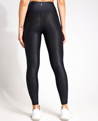 Zephyr Legging - High Shine Tarmac Black