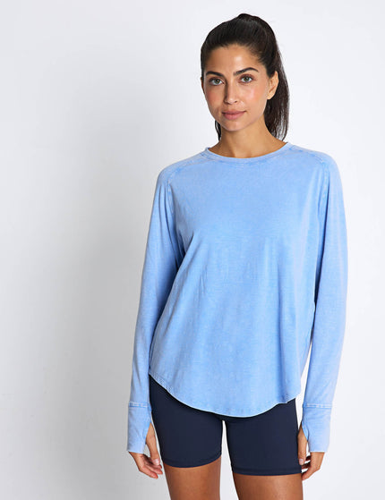 Lilybod Clare Vintage Washed Slub - Azure Blueimages1- The Sports Edit