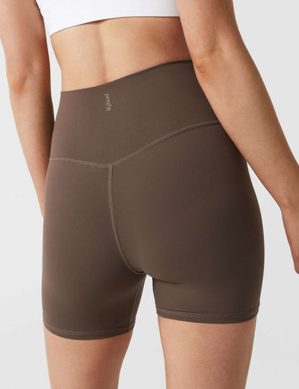 Lilybod Addison Cloud-Core Wrap Short - Coffeeimages2- The Sports Edit
